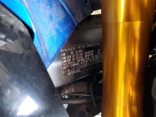 2018 SUZUKI GSX-S750 M - JS1C533B0J2100693