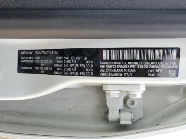 ZACNJABB5LPL33569 Jeep Renegade Latitude