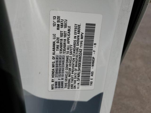 5FNRL5H90EB065342 2014 HONDA ODYSSEY, photo no. 13