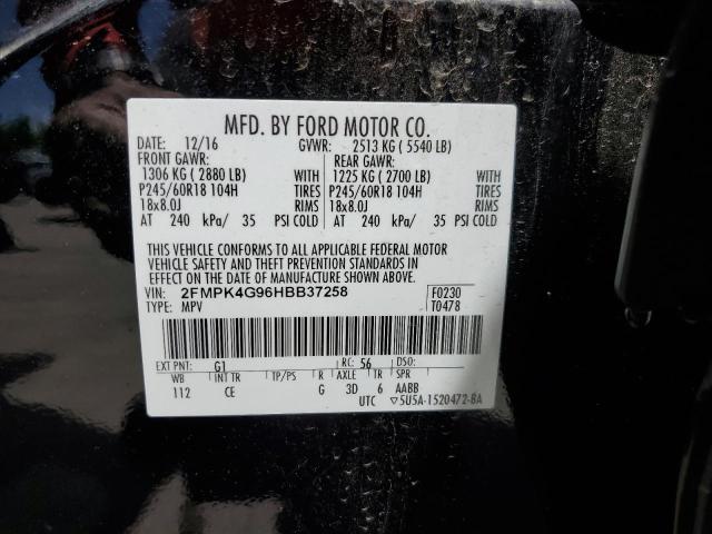 2FMPK4G96HBB37258 Ford EDGE SE