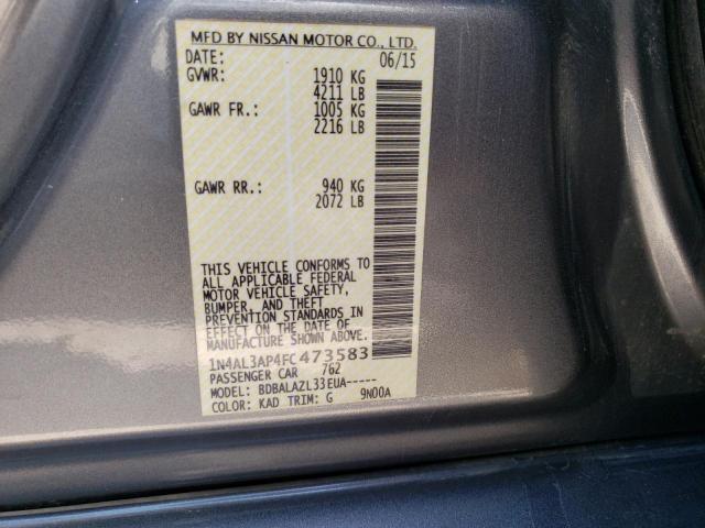 1N4AL3AP4FC473583 Nissan ALTIMA 2.5