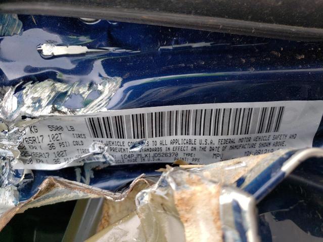 1C4PJMLX1JD526370 Jeep Cherokee Latitude Plus