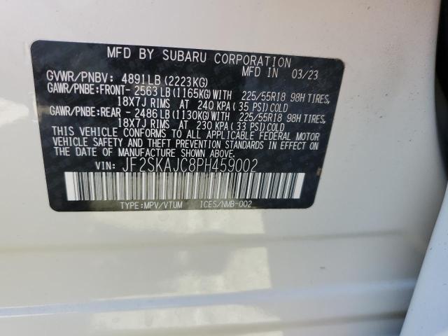 JF2SKAJC8PH459002 Subaru Forester Sport