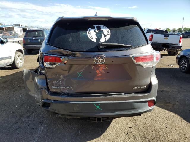 VIN 5TDJKRFH7ES014353 2014 Toyota Highlander, Xle no.6