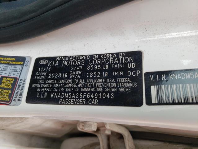 KNADM5A36F6491043 KIA RIO LX