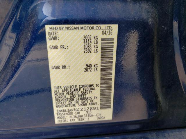 2016 NISSAN ALTIMA 3.5 - 1N4BL3AP7GC212891