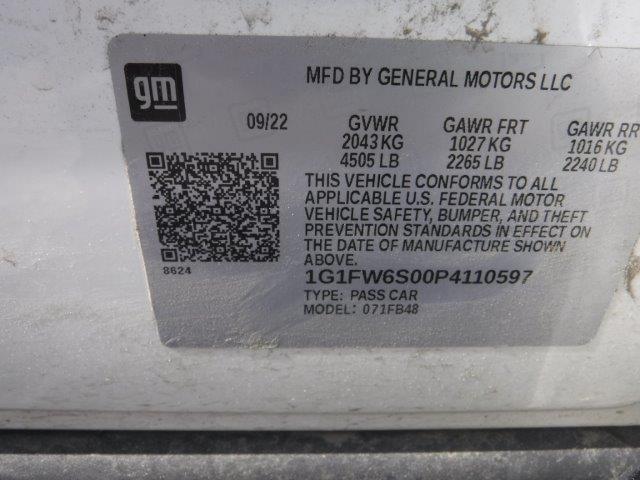 2023 CHEVROLET BOLT EV 1L 1G1FW6S00P4110597
