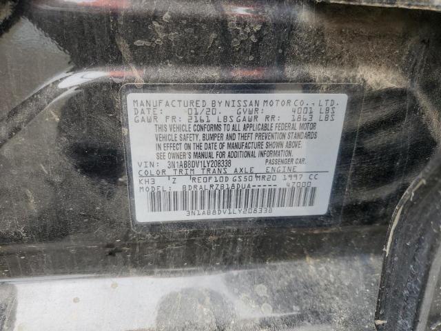 3N1AB8DV1LY208338 Nissan SENTRA SR