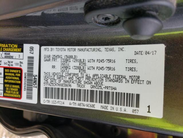 2017 TOYOTA TACOMA DOU - 5TFAZ5CN7HX038696