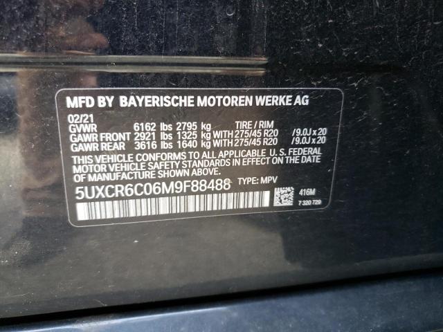 5UXCR6C06M9F88488 2021 BMW X5, photo no. 14