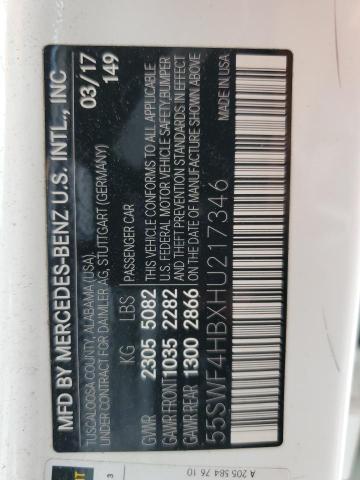 2017 MERCEDES-BENZ C 350E 55SWF4HBXHU217346