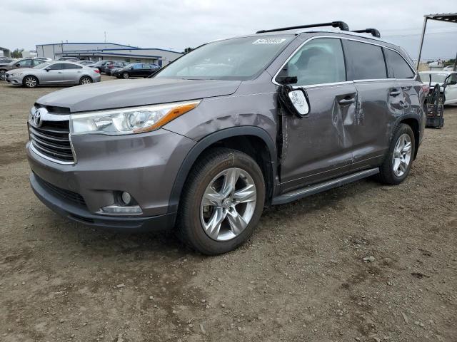 VIN 5TDYKRFH0ES037875 2014 Toyota Highlander, Limited no.1