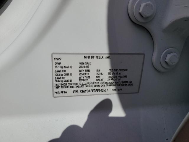 7SAYGAEE0PF640507 Tesla Model Y