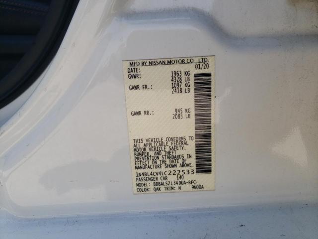 1N4BL4CV4LC222533 Nissan ALTIMA SR