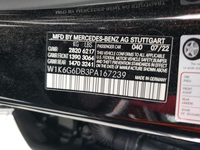 W1K6G6DB3PA167239 Mercedes-Benz S-Class S 500 4MAT 12