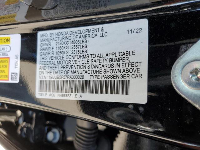 2023 ACURA TLX TECH A - 19UUB5F57PA000028