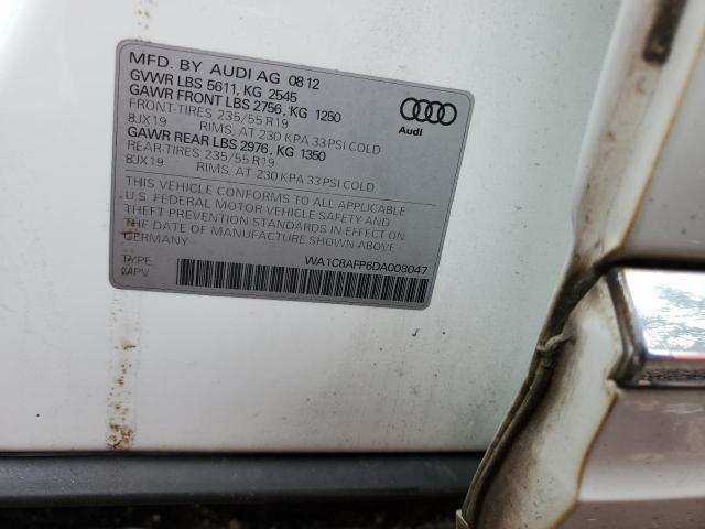 WA1C8AFP6DA008047 2013 AUDI Q5, photo no. 12