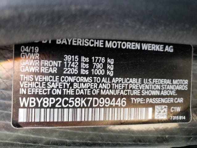 WBY8P2C58K7D99446 BMW I3 Bev