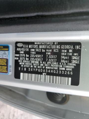 5XYPGDA54HG233266 KIA SORENTO LX