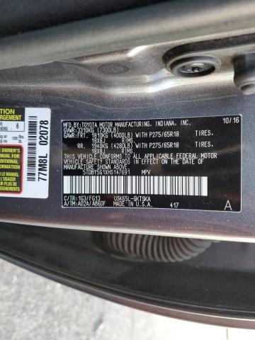 2017 TOYOTA SEQOUIA - 5TDBY5G1XHS147691