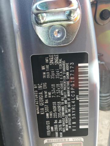5XYRL4LC9PG187173 KIA SORENTO S