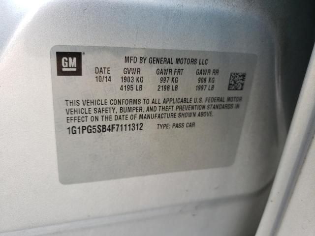 2015 CHEVROLET CRUZE LTZ - 1G1PG5SB4F7111312