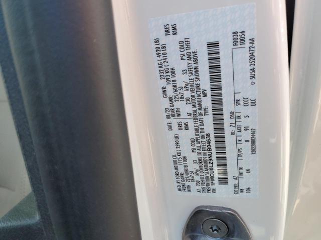 1FMCU0LZ9NUB04638 Ford Escape Titanium