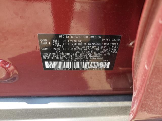 2023 SUBARU OUTBACK PR - 4S4BTAFCXP3212934