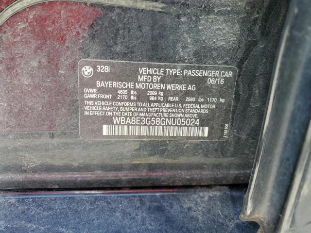 WBA8E3G58GNU05024 BMW 328 Xi Sulev