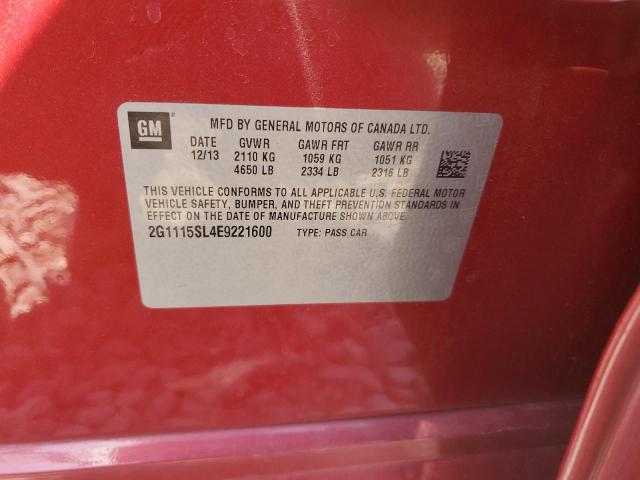 2G1115SL4E9221600 Chevrolet IMPALA LT