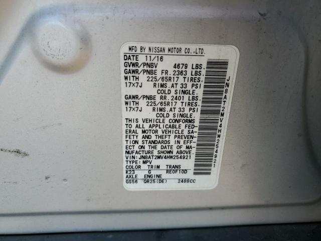 JN8AT2MV4HW254921 Nissan ROGUE S