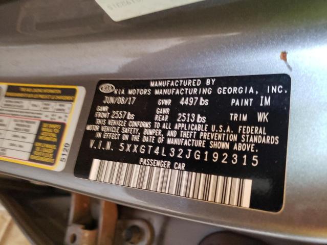 5XXGT4L32JG192315 KIA Optima Lx