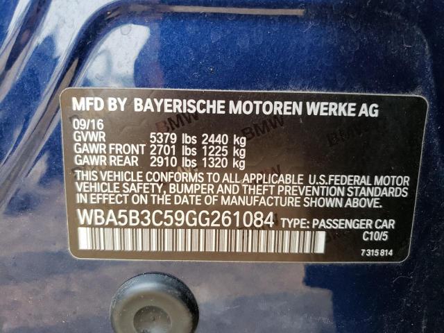 WBA5B3C59GG261084 BMW 535 XI
