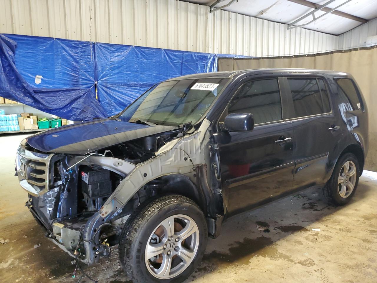 5FNYF3H5XEB008876 2014 Honda Pilot Exl