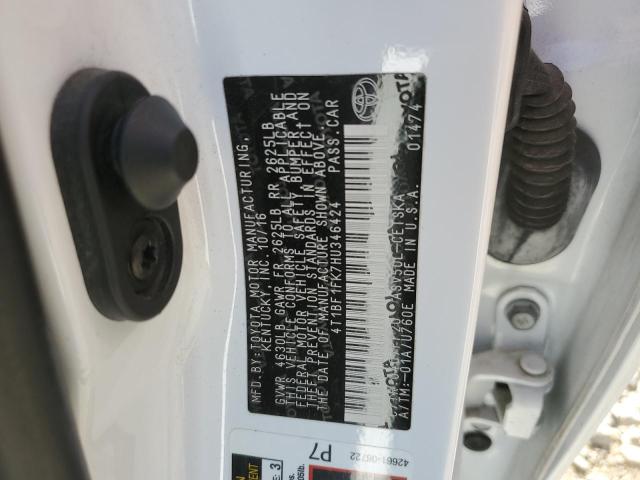 2017 TOYOTA CAMRY 4D 2 - 4T1BF1FK7HU346424