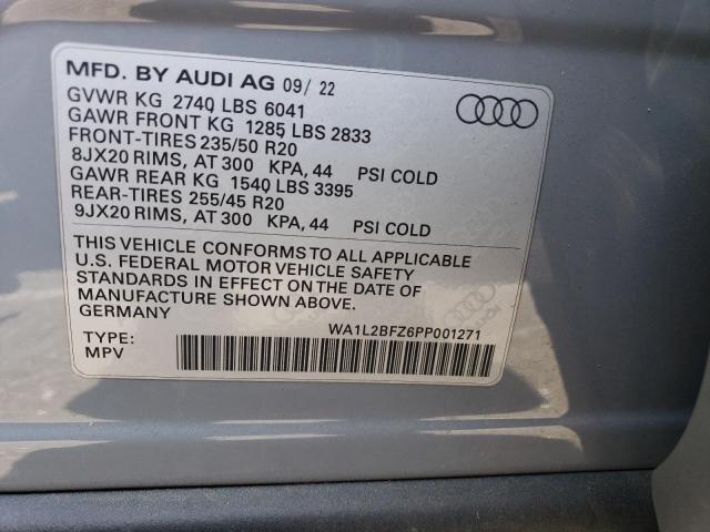 2023 AUDI Q4 E-TRON WA1L2BFZ6PP001271