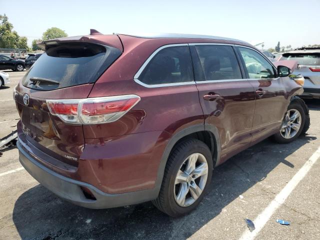 VIN 5TDYKRFH6ES004606 2014 Toyota Highlander, Limited no.3