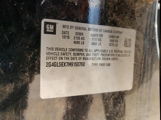 2G4GL5EX7H9150760 Buick Regal Sport Touring