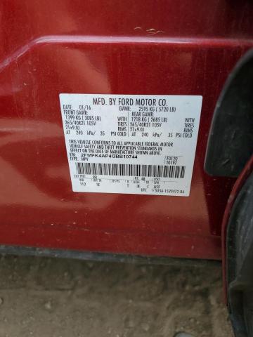 2FMPK4AP4GBB10744 Ford EDGE SPORT