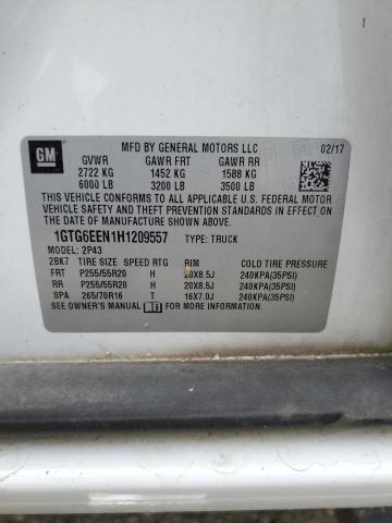 2017 GMC CANYON DEN 1GTG6EEN1H1209557