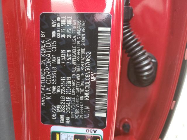 KNDC3DLC6N5070632 KIA EV6 LIGHT