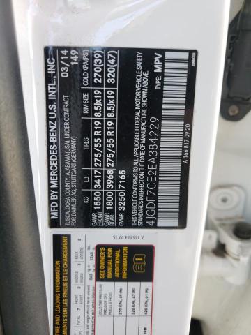 4JGDF7CE2EA384229 Mercedes-Benz Gl 450 4matic