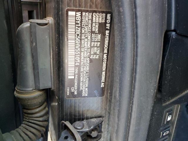 2017 BMW I3 REX - WBY1Z8C56HV551014