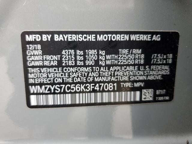 WMZYS7C56K3F47081 Mini COOPER COUNTRYMAN