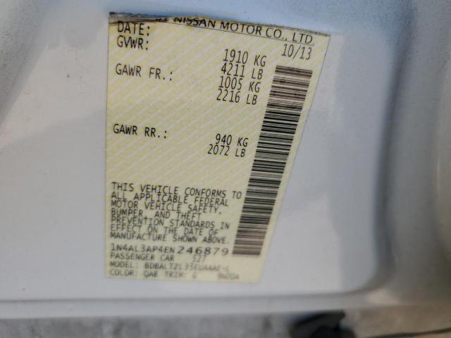 1N4AL3AP4EN246879 Nissan ALTIMA 2.5