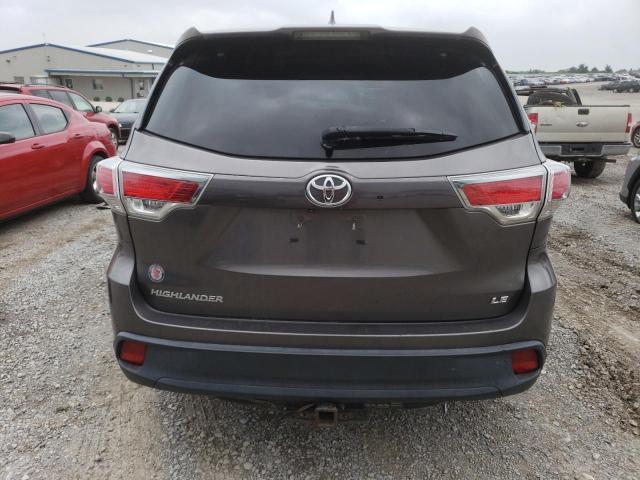 VIN 5TDZKRFH0ES006498 2014 Toyota Highlander, LE no.6