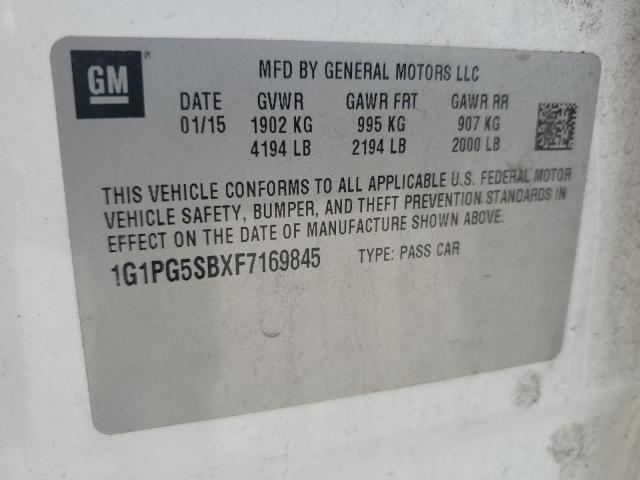 2015 CHEVROLET CRUZE LTZ - 1G1PG5SBXF7169845