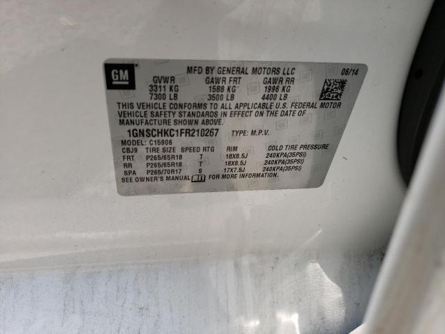 2015 CHEVROLET SUBURBAN 1GNSCHKC1FR210267