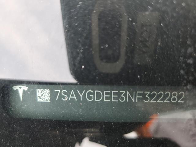 7SAYGDEE3NF322282 Tesla Model Y  10