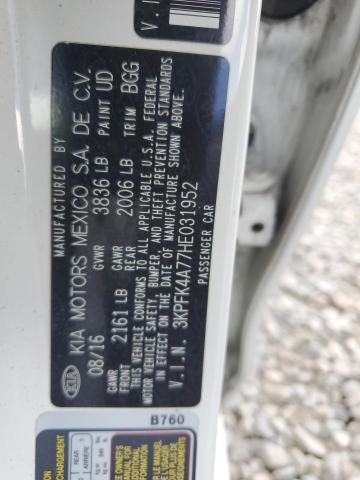 3KPFK4A77HE031952 KIA FORTE LX